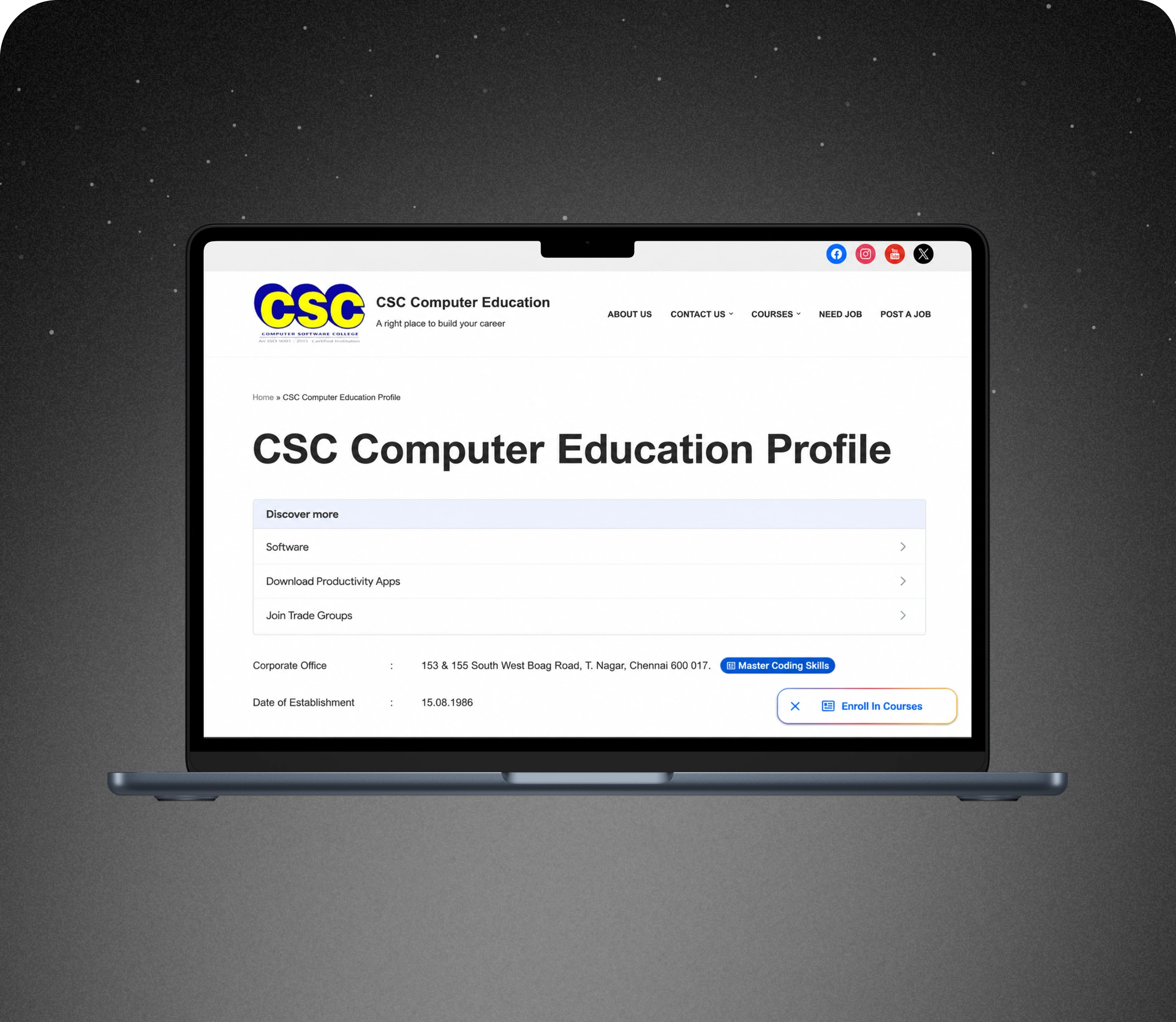 CSC Computer Education Anna Nagar